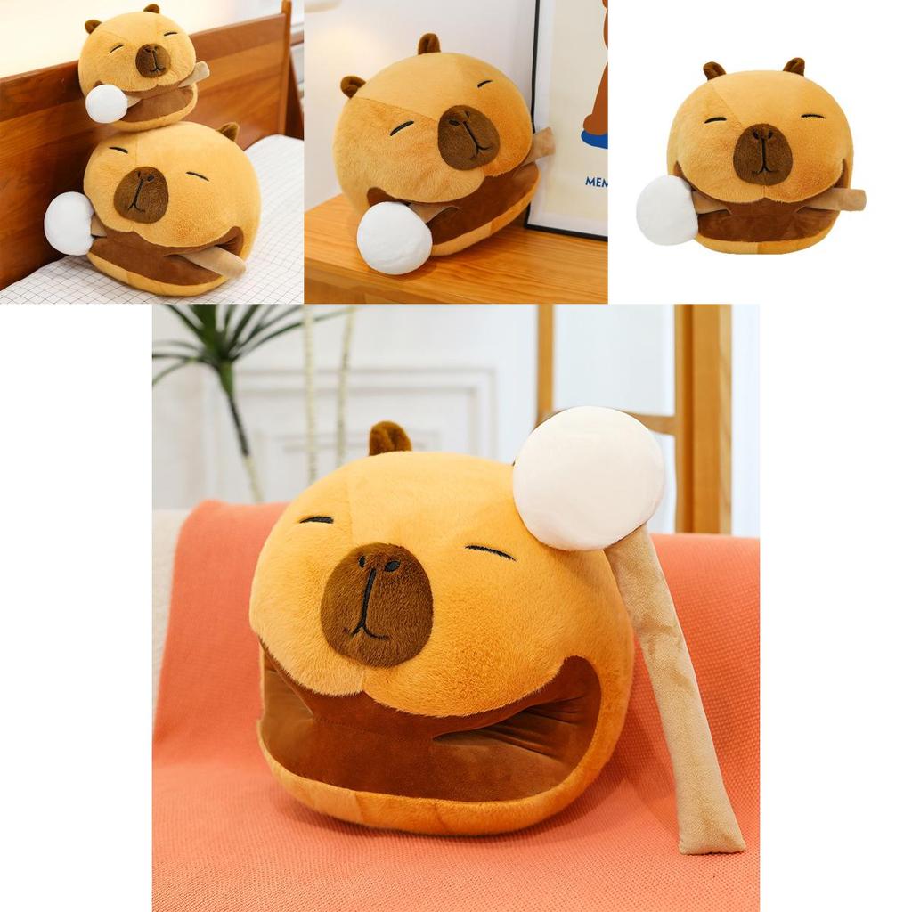 Plush Capybara Toy With Pp Cotton Filling For Kids And Home Decor