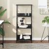 VidaXL Bookcase Black 50x33x117.5 Cm Engineered Wood 835269