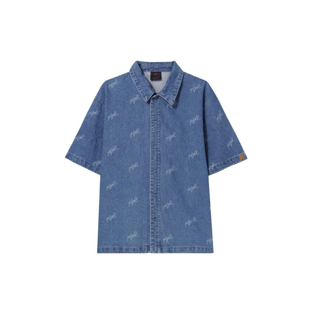 Nike T Shirts Men's Blue Lapel Moderate FN4654-436