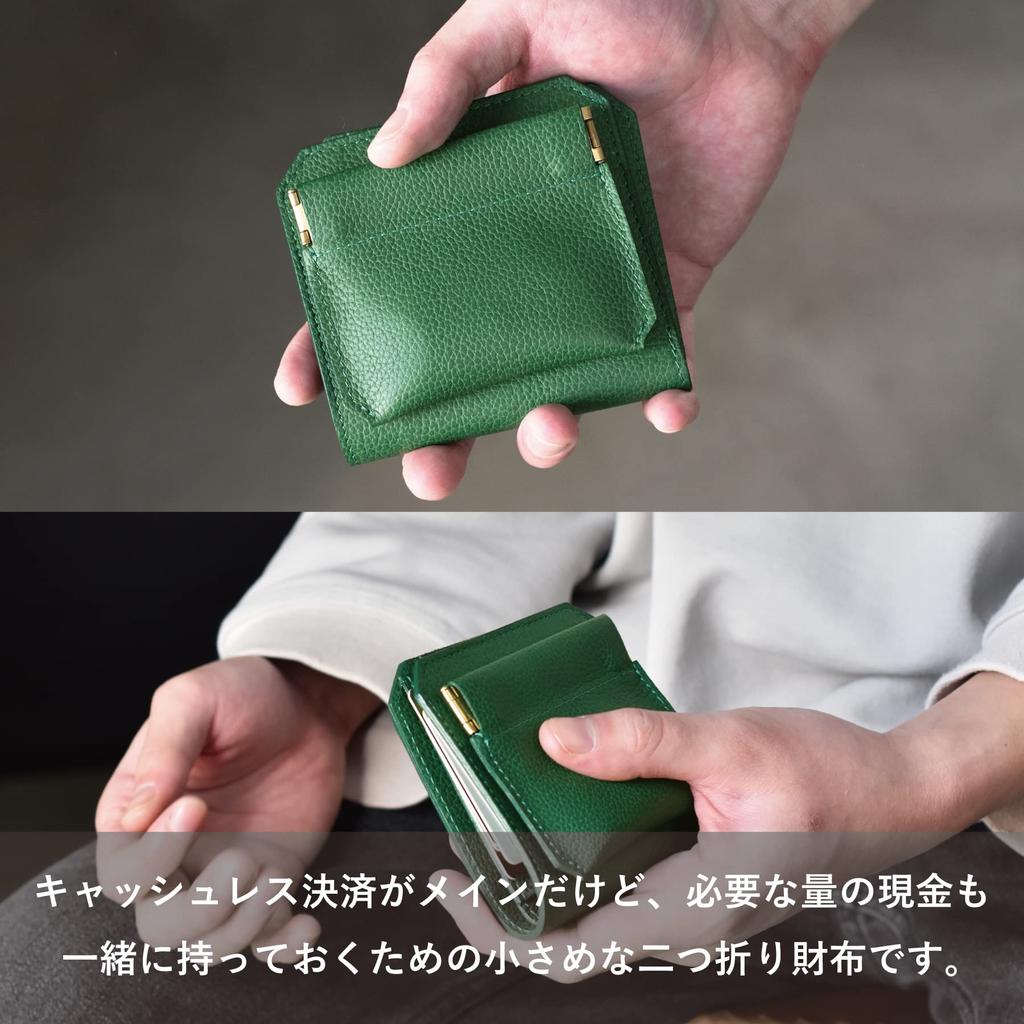 Товар пока есть в наличии Двойной кошелек MARGIN Кошелек для монет из натуральной кожи, сделанный в Японии, компактный кошелек с дополнительным пространством, большой вместимостью [Снят с производства в последний раз]