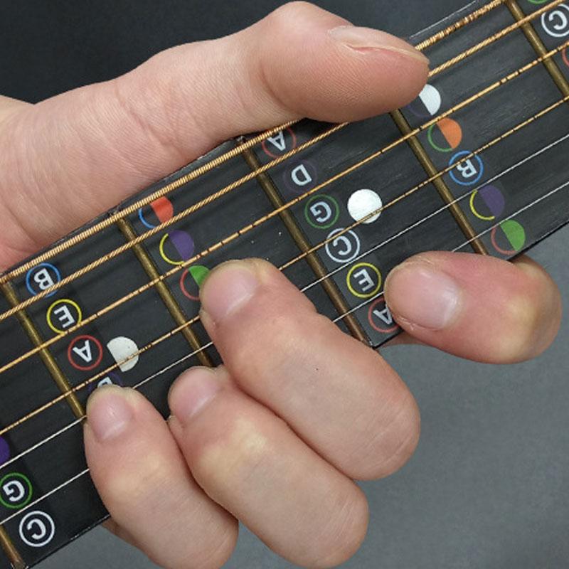 Накладка на гриф гитары Ноты Карта Этикетки Наклейка Накладка на гриф Лады Наклейки Для Guitarra