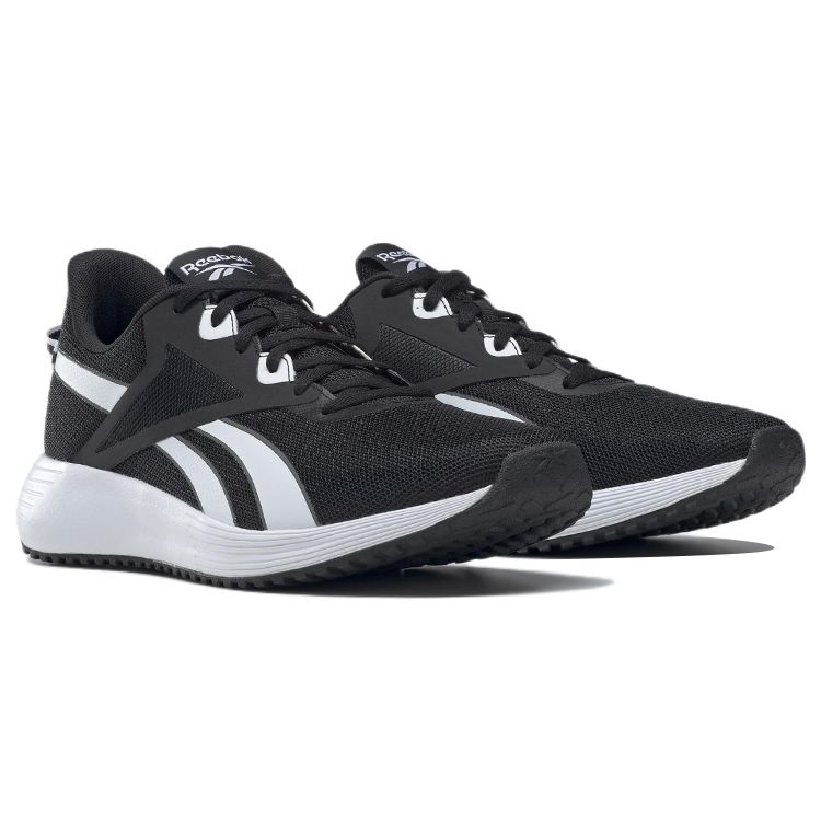 Reebok Lite Plus 3 Черно-белые мужские кроссовки Core-Black Footwear-White GY3963