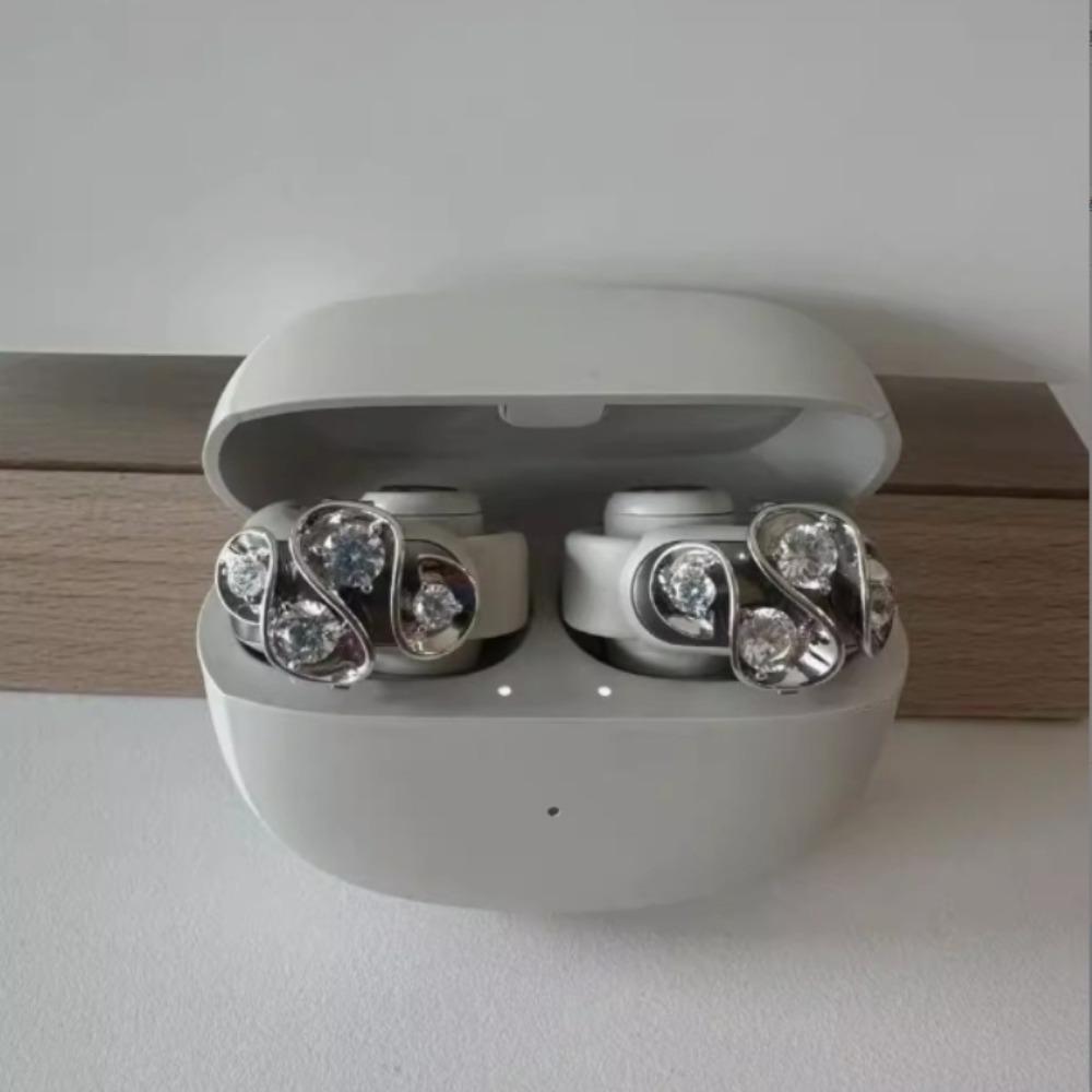 Новая DIY Пряжка для Диаметра Наушников Декоративная Клипса с Цирконами для Украшения Наушников Легко Устанавливается Снимаемая Аксессуары для Наушников