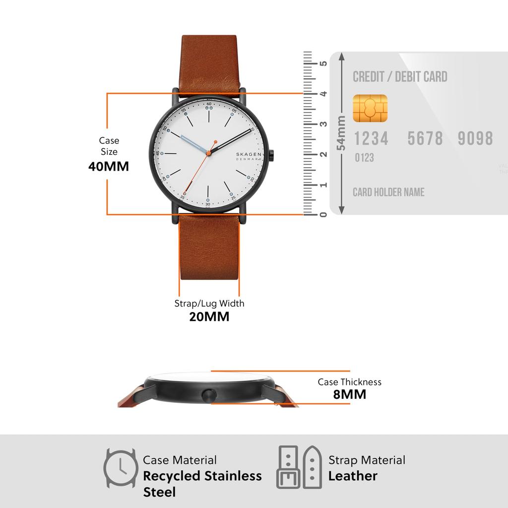 Skagen Signatur SKW6374 Brown Watch Men's