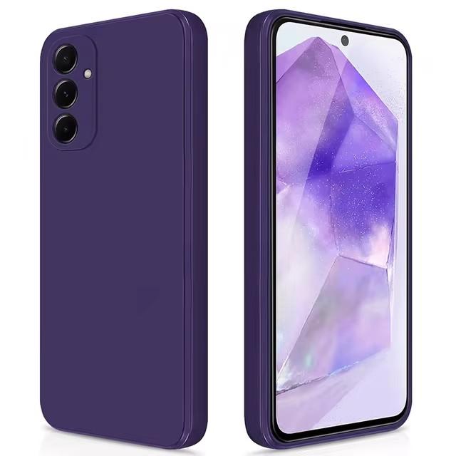 Funda For Samsung A55 5G Case For Samsung Galaxy A55 A54 A 55 5G Cover Funda TPU Cases Противоударный жидкий силиконовый мягкий чехол
