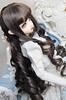 1/6, 1/4, 1/3 Doll Wig, Curly Hair, DIY Making Accessory (1/4 Doll, Dark Brown)
