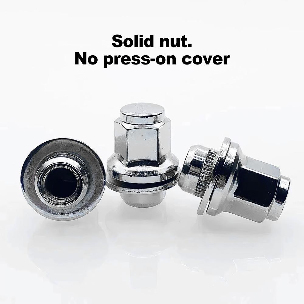 20PCS Iron Wheel Lug Nut Replacement for Jaguar XJ XK XF S X Type C2C35294 Silver Metal Accessories for Vehicles