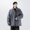 Winter Lamb Plush Harajuku Jacket Men's Trendy Winter Clothing Thickened Cotton Clothing Men's Fashion Trend