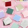Portable Pocket Memo Pads Blank Study Notepads for Memory Learning Studying Book 80sheets Blank Index Card with Ring Loose Leaf