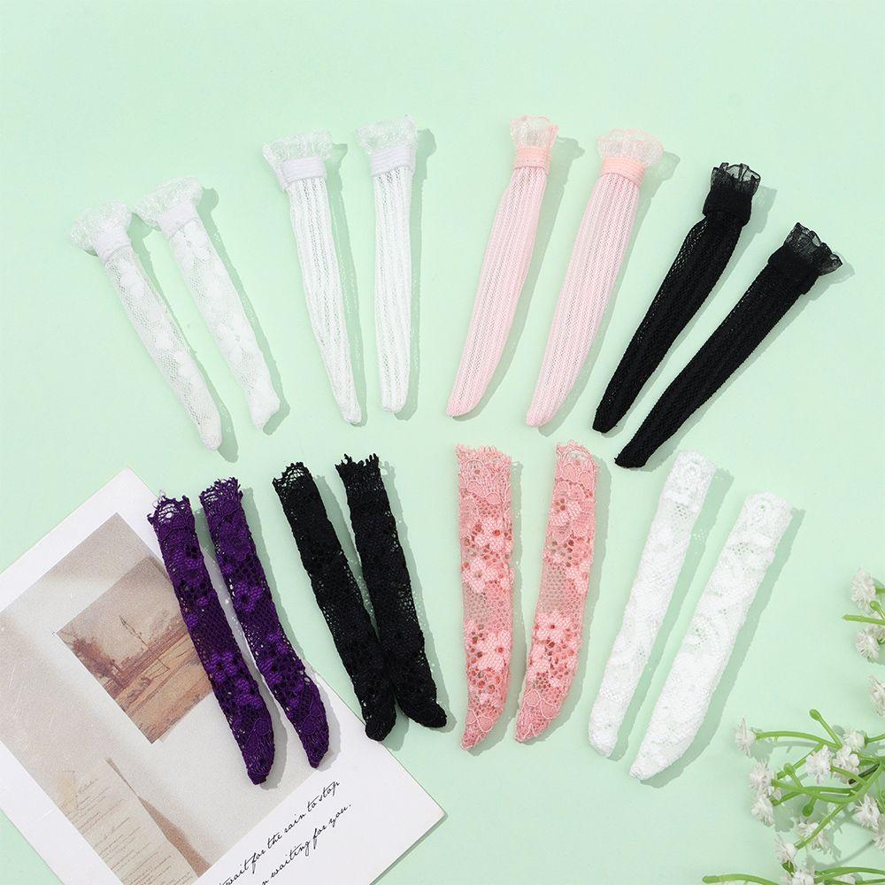 DIY Children Kids Girl Doll's Clothes Accessories Lace Socks Christmas Gift 1/6 Doll Stockings