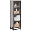 VidaXL Bookcase Sonoma Grey 40x35x139 Cm Engineered Wood, Bookcase, Room Divider, Divider, Cabinet of 849127