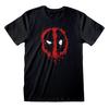 Deadpool Унисекс Взрослая футболка с брызгами