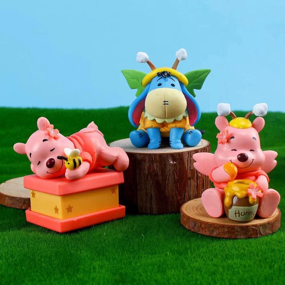 Винни-Пух Пятачок Тигра Иа Медовый торт Персонаж Серия Еда Модель для украшения автомобиля и коллекционный предмет