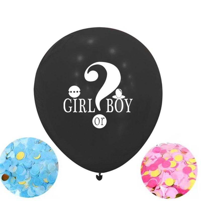 MIT Baby Gender Reveal Воздушный шар с конфетти Baby Shower Gender Reveal Праздничный набор для украшения
