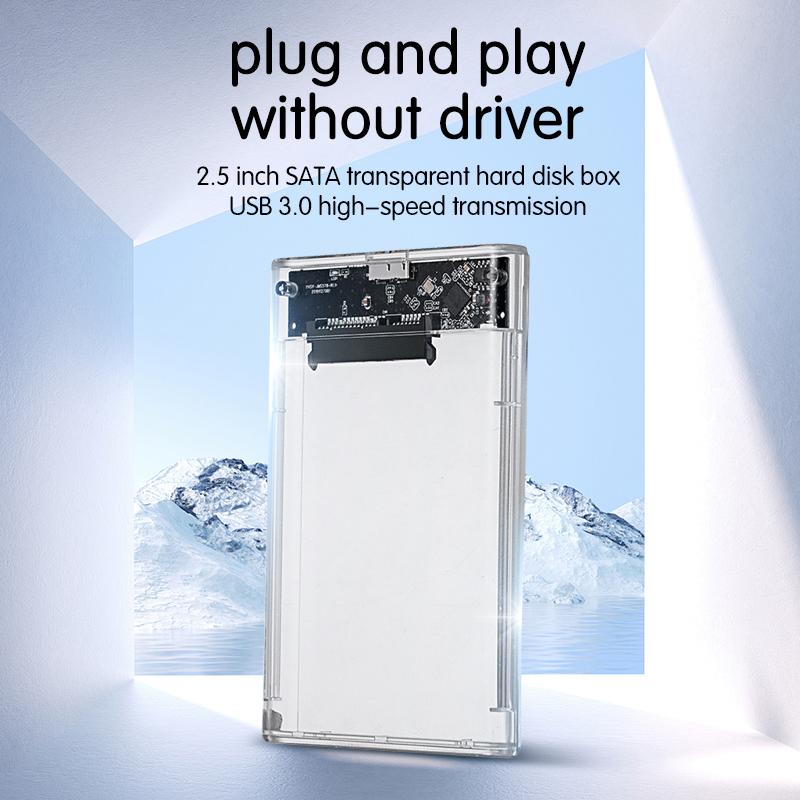 Кейс для мобильного жесткого диска 2,5-дюймовый SATA USB2.0 3.0/3.1 Type-C Многосекционный PS4 Ноутбук Настольный SSD Твердотельный HDD КОРПУС Последовательный порт