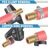 iCrimp ICP-CT02 PEX Crimp Fitting Removal Tool for Removing 1/2-in, 3/4-in, 1-in PEX Copper Crimp Rings & Stainless Steel Cinch Clamps