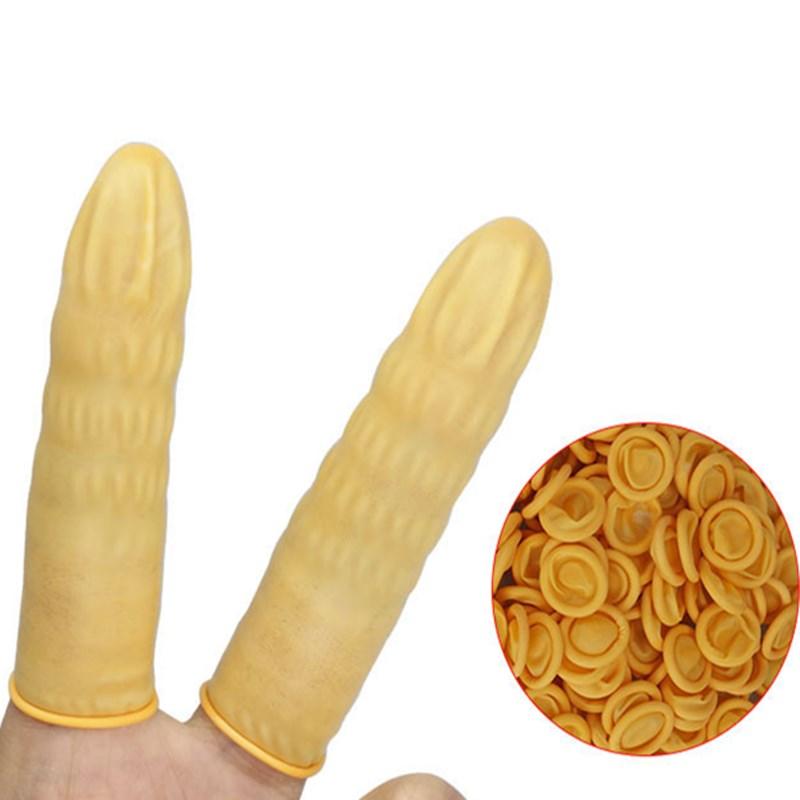 Прочные перчатки для дизайна ногтей, латексные резиновые антистатические перчатки, защита кожи пальцев, инструмент для маникюра