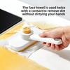 1PCS Rotatable Face Mop with Cloth Clip for Bathroom Wall Cleaning Tray Hand-free Automatic Floor Mopping Wipes