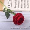 Роскошная композиция из шелковых роз на День святого Валентина - Элегантные искусственные цветы для декора гостиной.
