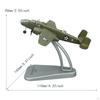 1:144 Fighter Model Toy with Base Collectibles Attack Plane Simulated Airplane for