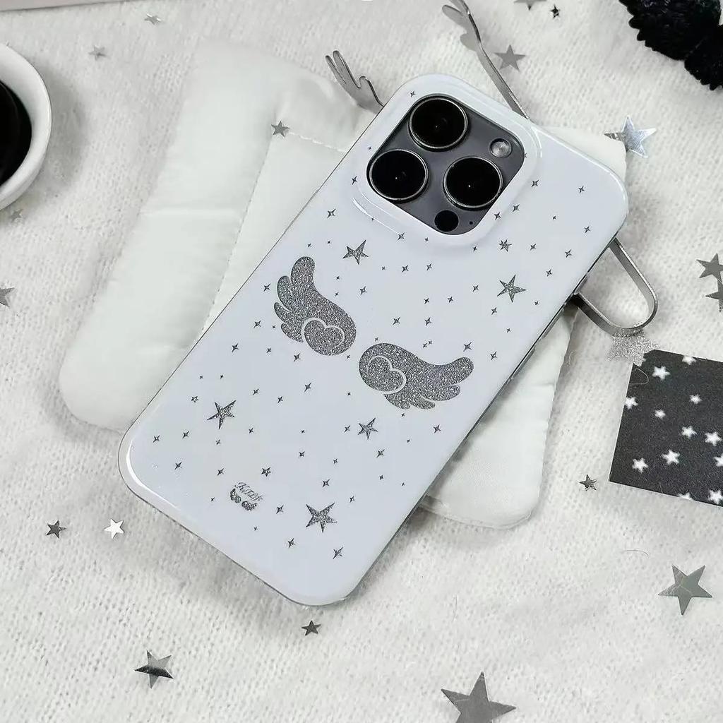 Корейский Ins Звездные Крылья Чехол для Телефона для Xiaomi Redmi 15 15C 14C 13 13C 12 A3 A2 A1 10 10C 9 9A 9C 8 K60 K40 Plus Ultra 4G 5G Чехол
