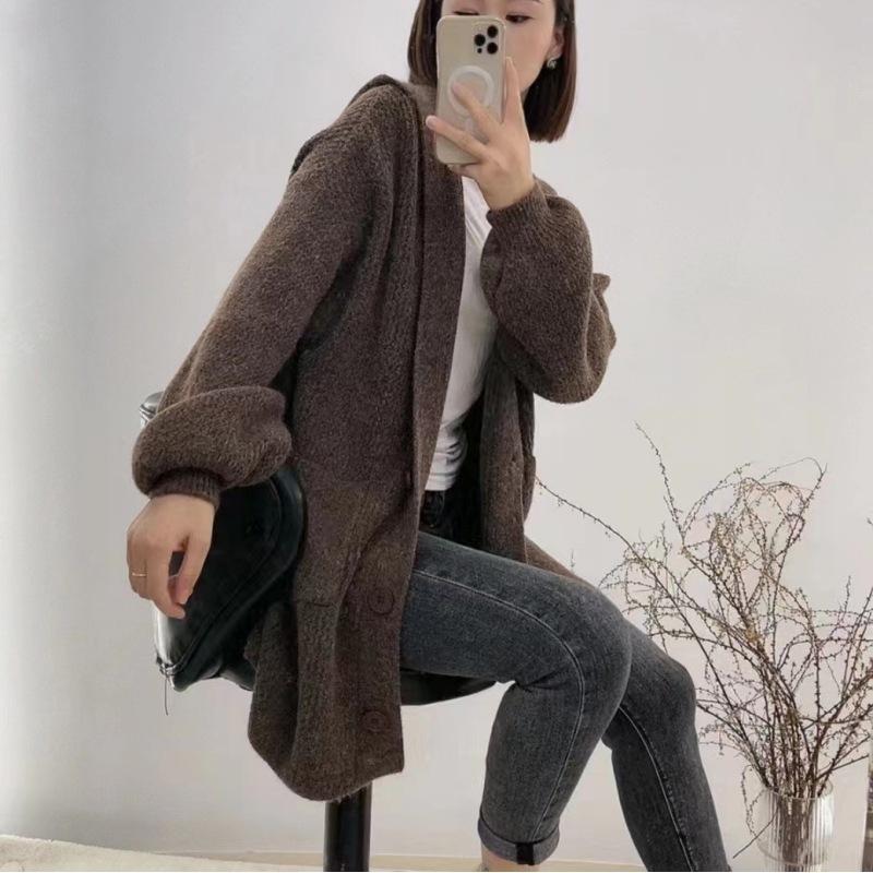 YYFS Женская мода повседневная осень-зима однотонные принты с длинным рукавом свитера