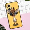 Cute Cartoon Animal Giraffe Case For OPPO Reno 13 12 11 F 8T 7 8 10 Pro OPPO Find X8 Pro X6 Pro X3 X5 Lite Cover Coque
