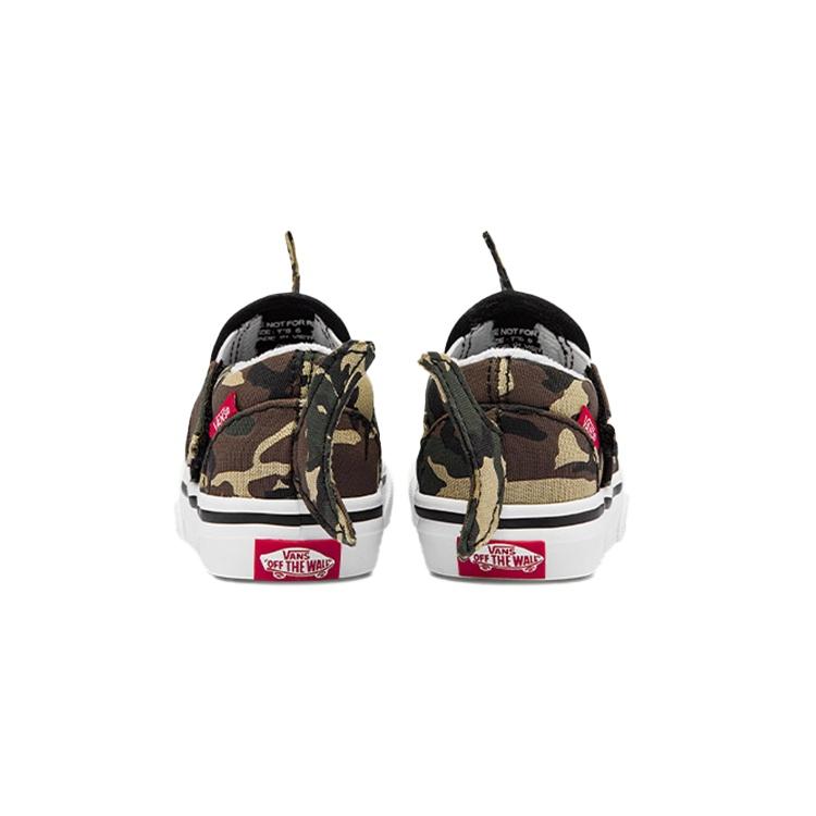 Vans Slip-On   V Toddler 'Camo Shark' Baby VN0A7Q4ZASB
