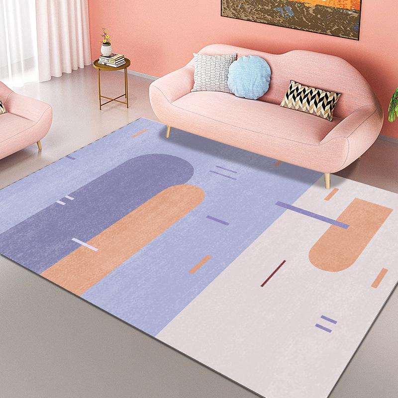 Living Room Nordic Carpet Bedroom Carpet Dirt Resistant Carpet Anti Slip Floor Mat Large-area Floor Mat