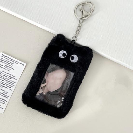 Мультяшный плюшевый держатель для карточек, брелок с нечеткими милыми животными, Kpop Idol, фотофотокарточка, карта для хранения еды, чехол для дисплея, чехол для девочек, студентов, подарок на день рождения
