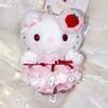 Cartoon Melody Strawberry Cake Sweetheart Plush Doll Pendant White Strawberry Hello Kitty Stuffed Animals toys Hangings