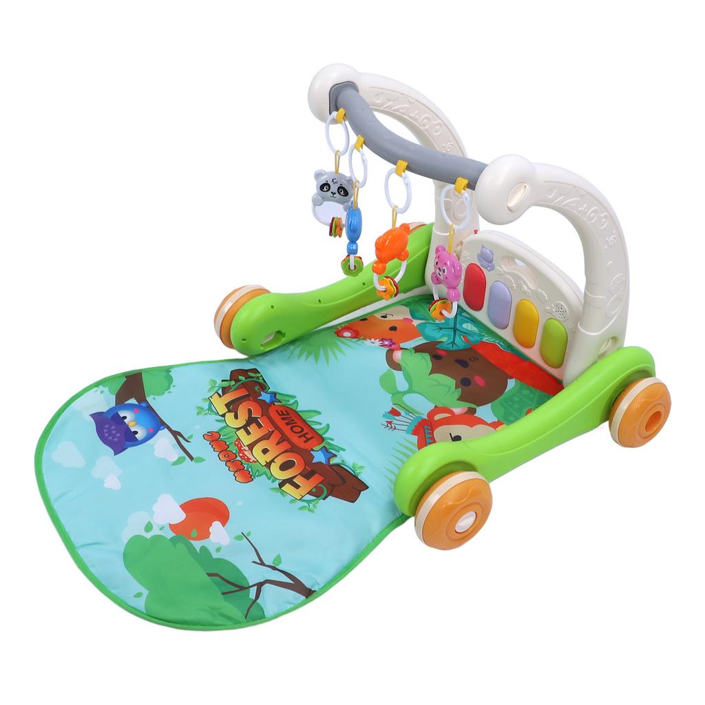 Детский игровой коврик Walker Funny Kick Piano Gym Mat 2 в 1 Детский спортивный коврик с ходунками для малыша