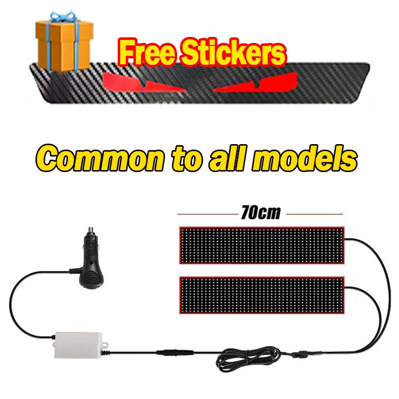 Светодиодная матричная пиксельная панель с дистанционным управлением для грузовика Devil Eye Soft Складная подсветка Граффити Прокрутка Stick up Текстовая доска Лобовое стекло