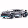 1:24 Scale Bugatti Divo Diecast Metal Model Cars for Boy Toys Age 3-12, Pull Back Vehicles with Music Doors and Hood Can Be Opened