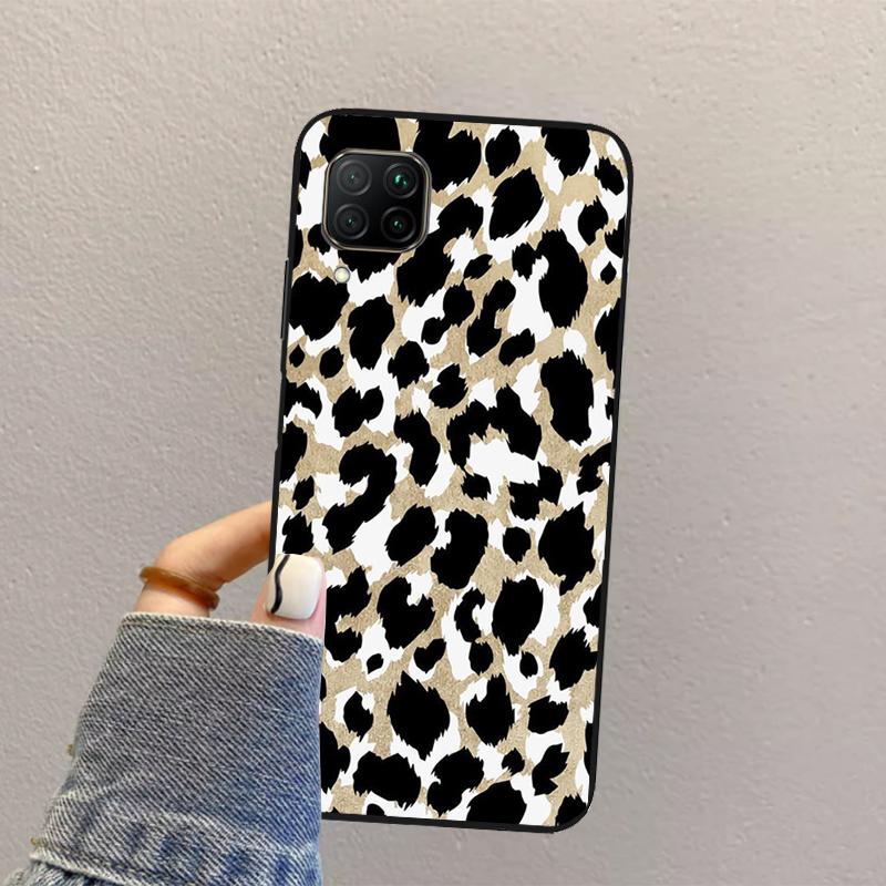 Чехол с леопардовым принтом для Huawei Nova 10 9 SE 8i 11i 12i 12s Y60 Y61 Y70 Y90 Y72 Y73 Y91 P60 Pro P40 P30 Lite
