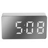 LED Mirror Alarm Clock Digital Alarm Clock Multifunctional Mini Electronic Alarm Clock for Bedroom Living Room Office
