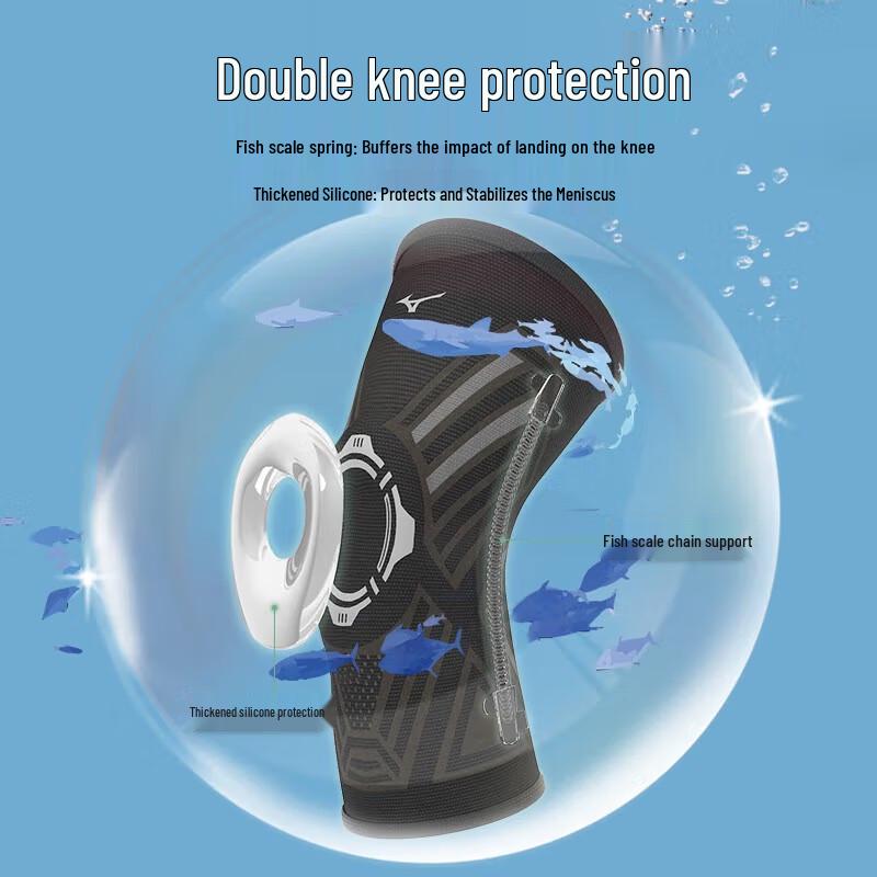 Mizuno Универсальный спортивный и фитнес-наколенник C2CS1502