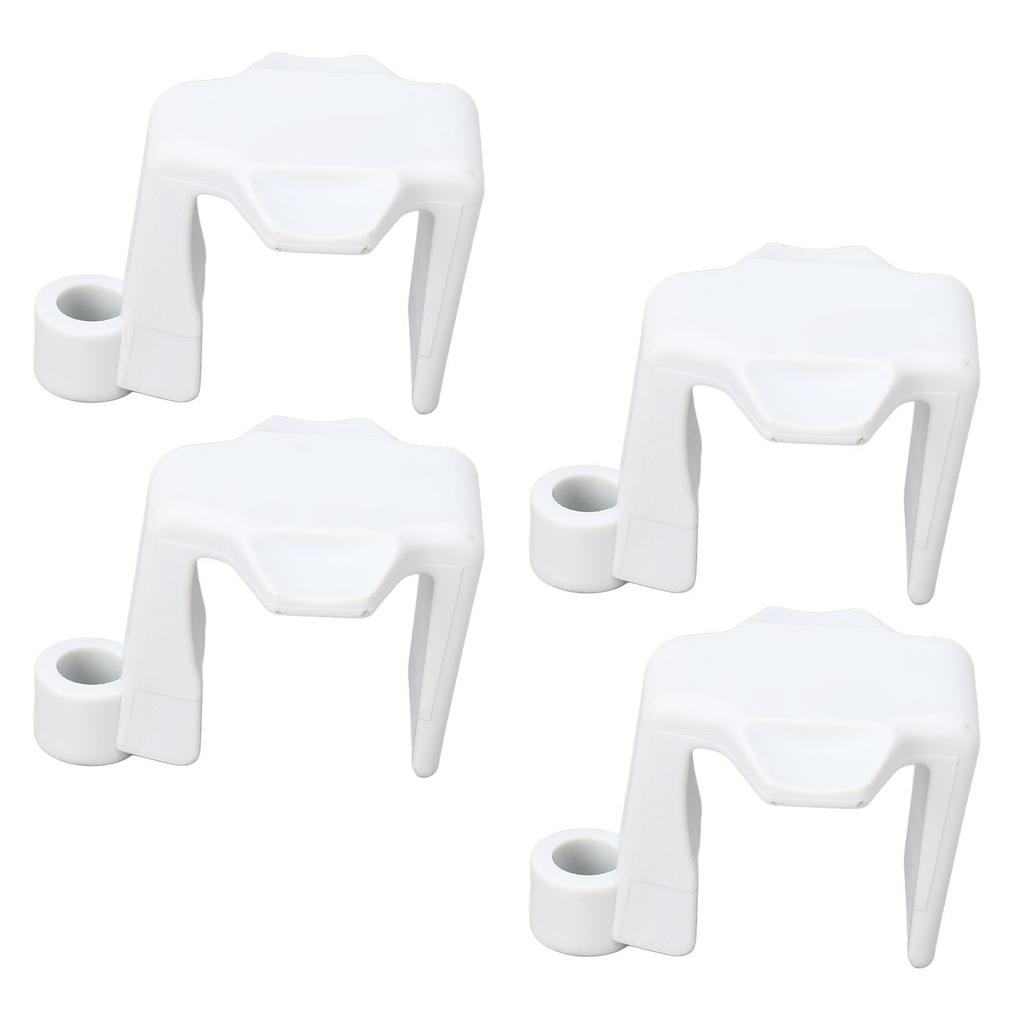 4pcs Boat Bumper Clips Nylon Pontoon Boat Bumper Hangers Cleats for 1 To 1.25 Inch Square Rails