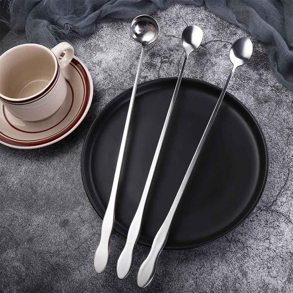 Bartender Coffee Long Handle Ice Cream Cocktail Stirring Tool Bar Spoon Teaspoon Mixing Stirrers