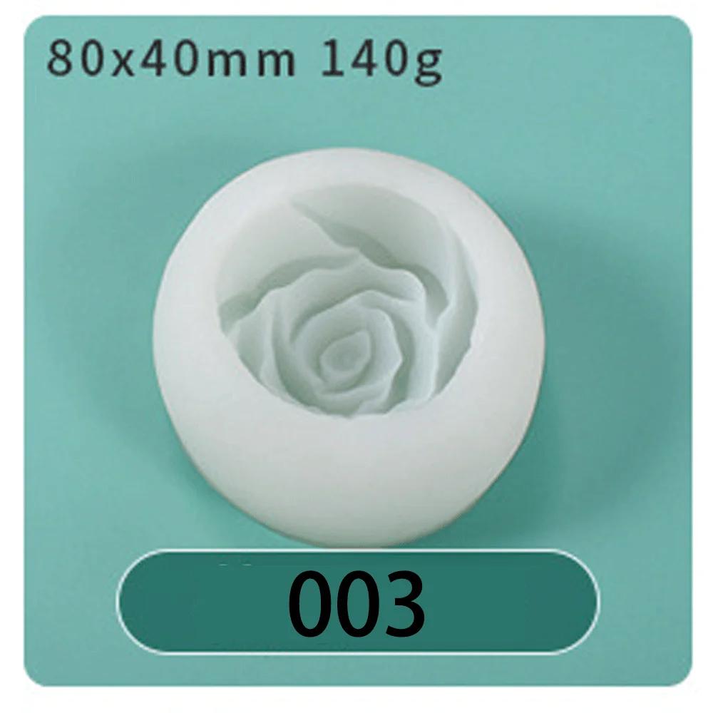 3D Peony Silicone Candle Mold Food Grade Flower Mold DIY Handmade Creative Flower Aromatherapy Plaster Resin Soap Making Supplie