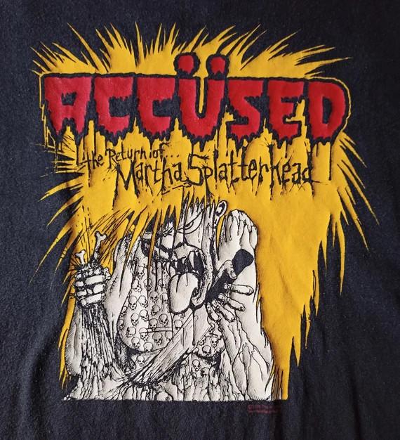 The Accüsed The Return Of Martha Splatterhead ранняя Футболка BL759 Унисекс Футболка