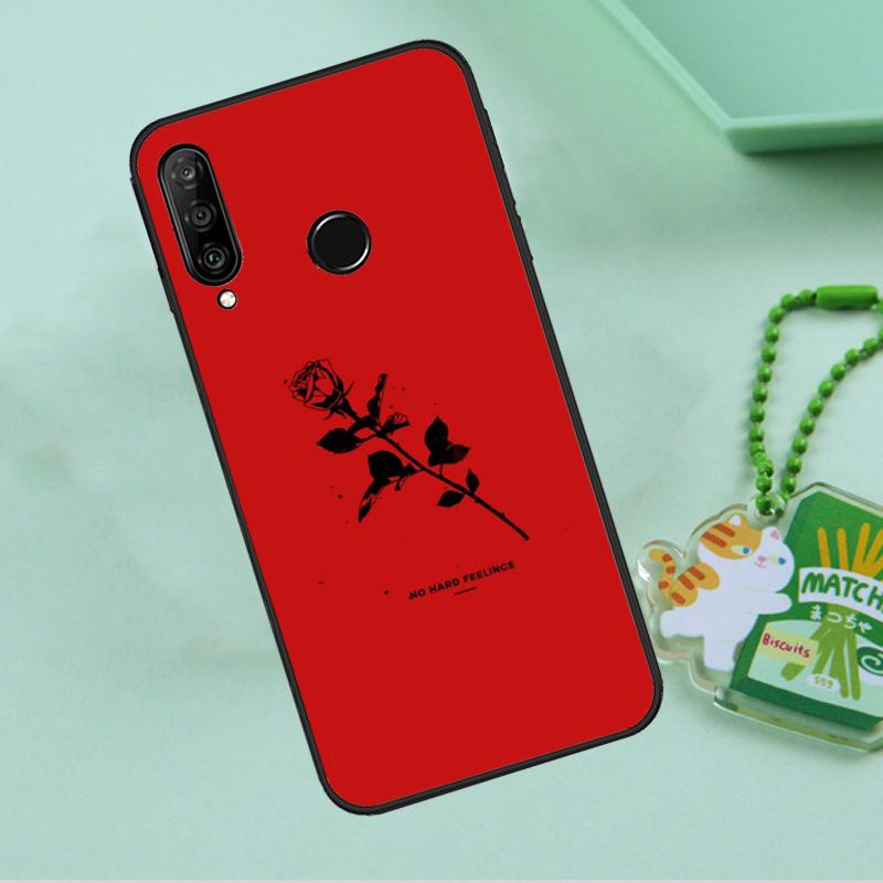 Красная Эстетика Рисунки Искусство Для Huawei Nova 10 9 SE 5T 12s 12i 11i Y91 Y90 Y60 Y70 Y72 Y61 P20 P40 P30 Lite P60 Pro Чехол