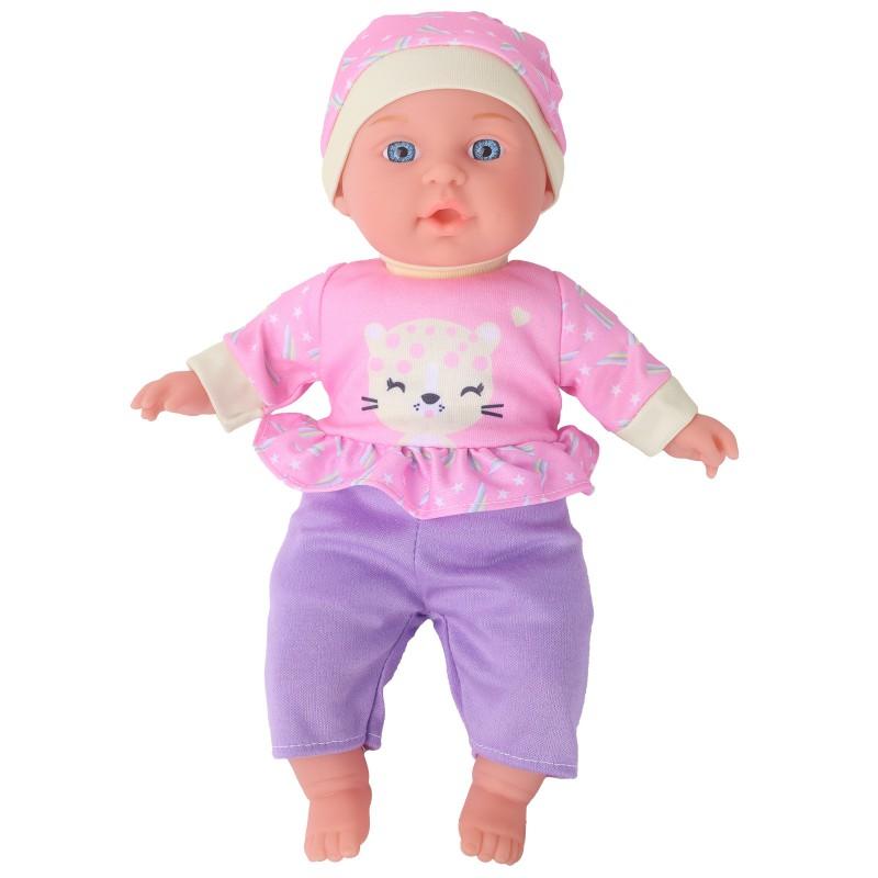 12 Inch Soft Plush Baby Doll Toddlers 4-6 Years Cotton Body Role Play Toy With CE CPC Certification