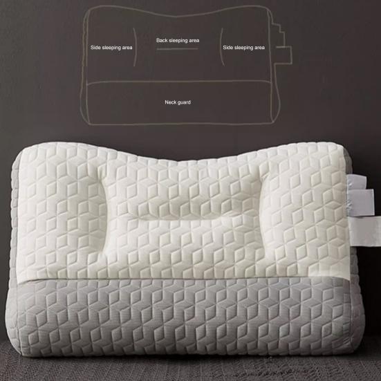 Ортопедическая подушка для глубокого сна, толстая эластичная пена с эффектом памяти, безболезненная подушка для защиты шеи и шеи для сна