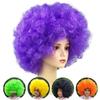 Large Colorful Afro Wig - Fluffy Clown Costume for Halloween