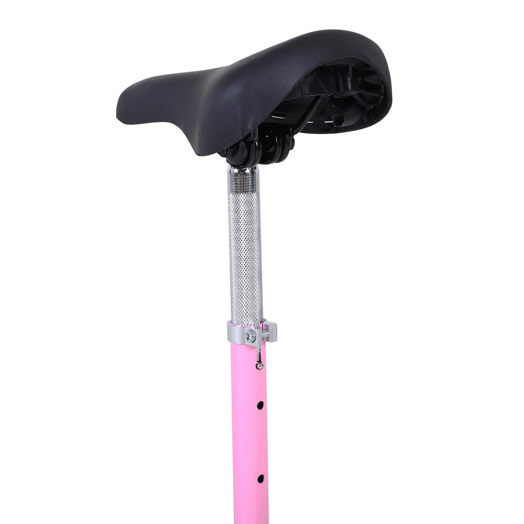 Electric Scooter 120 W Foldable for Children 7 to 12 Years Adjustable Handlebar and Seat Height 10 km/h Max. Pink
