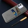 For Honor X60i 5G Case Cloth+Hard PC Phone Cover with Dual Card Slots