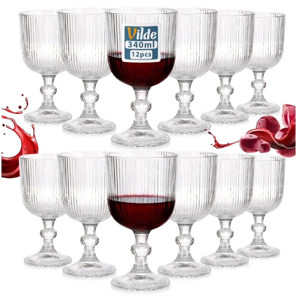 Glass Wine Glasses 340 Ml 12 Pcs.