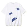 1185 Off-White 2025 Summer New Paint Pattern Arrow Printed Short Sleeved T-shirt for Men and Women