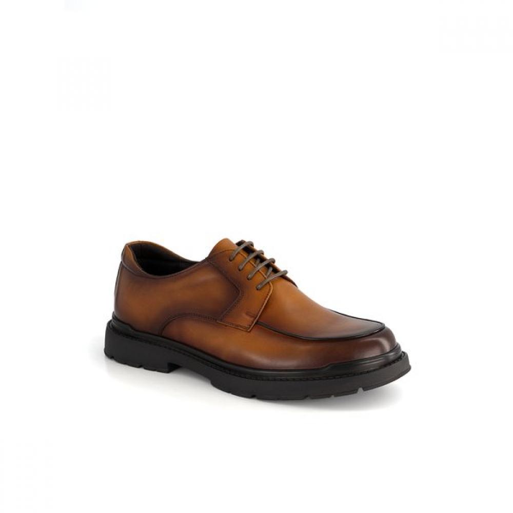 DakS Men S Comfort Clipper U Tip Derby ShoeS Dmx514kh21 Dark Brown